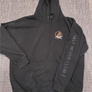 Mera Self Revive Club Black Hoodie